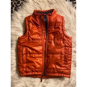 Fleece puffer vest